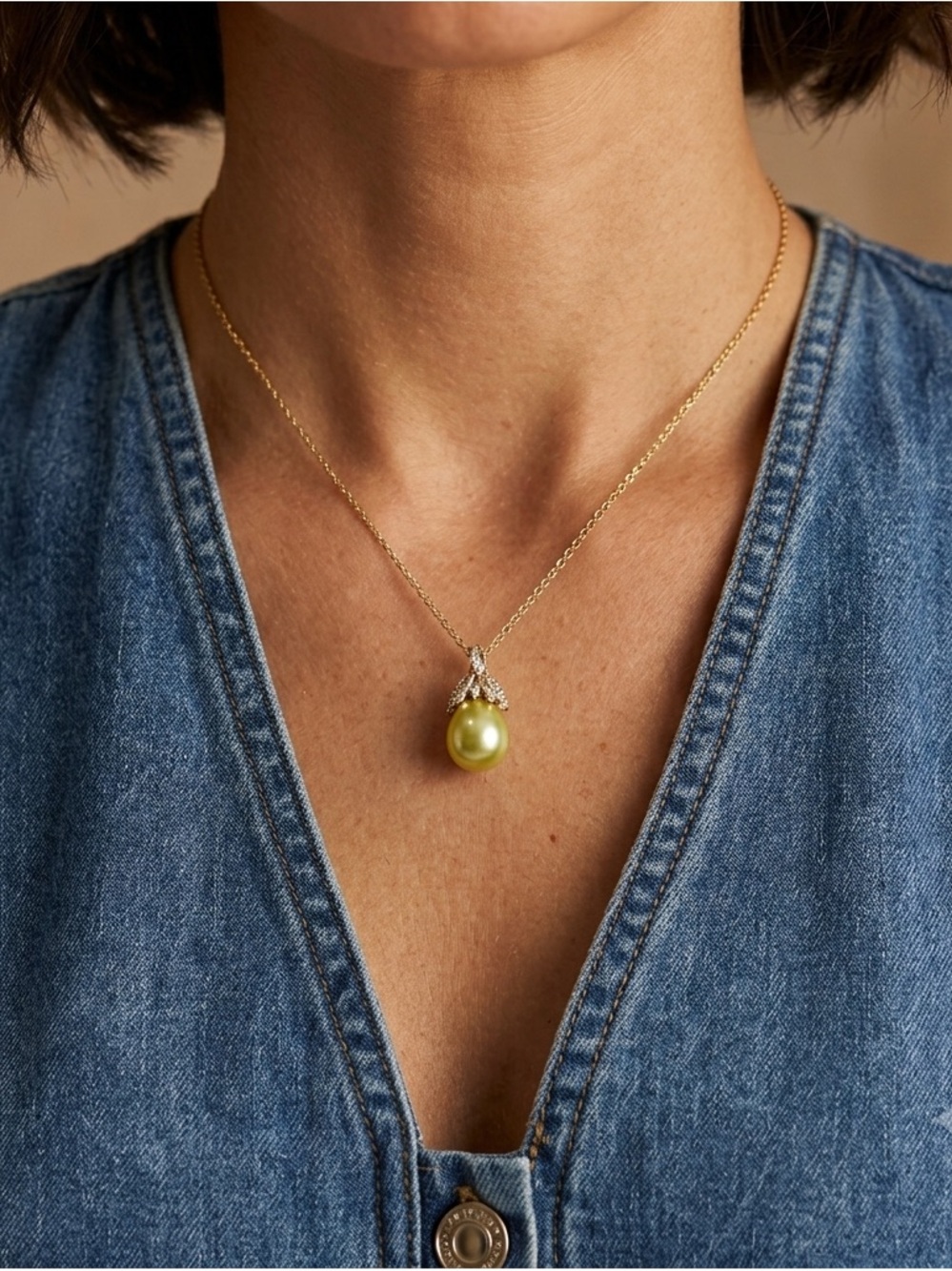 DROP pearl necklace